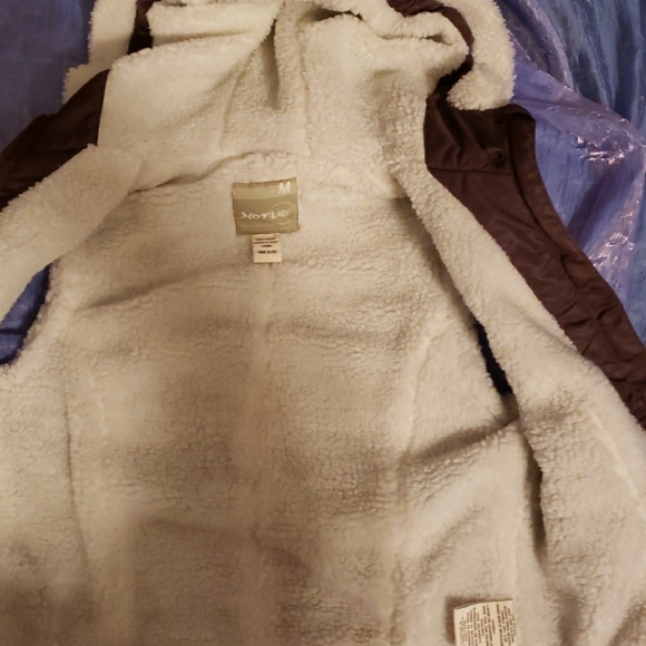 Nori teen brown vest with thick filling brass sna - Picture 2 of 8